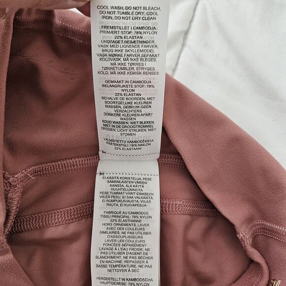 Gymshark Whitney Simmons Leggings Womens Medium Pink High-Rise Scrunch Yoga - Picture 4 of 9